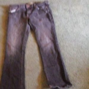 Size 12 short ultra low waiste boot cut jeans